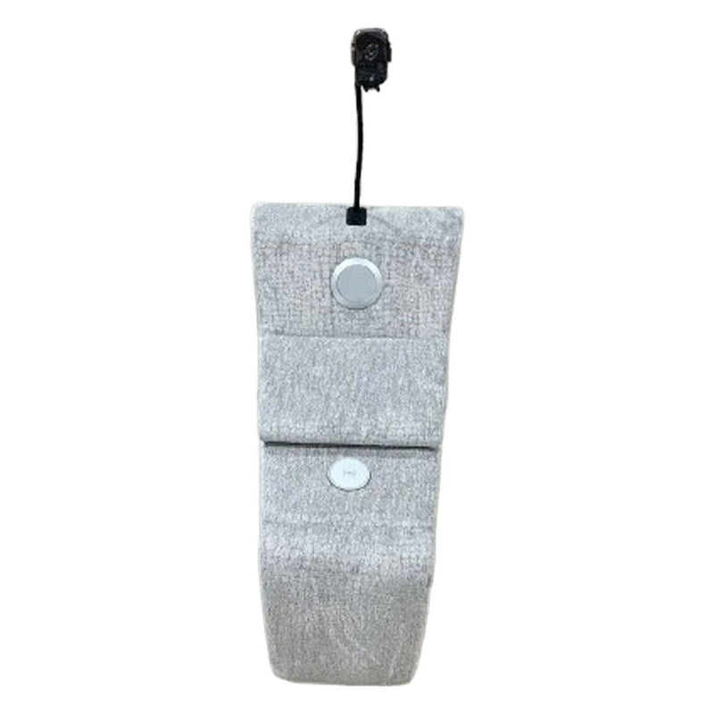 Fullar - Modular Console With Wireless Charger - Light Gray Chenille