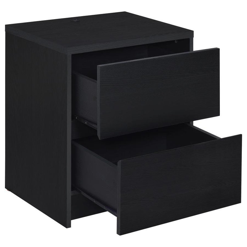 Westpark - 2-Drawer Nightstand LED Lights And USB