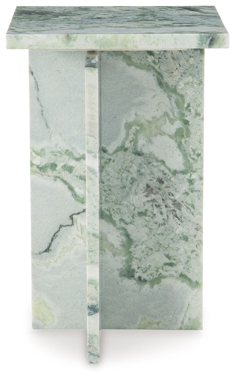 Deaconwell - Accent Table - White / Green