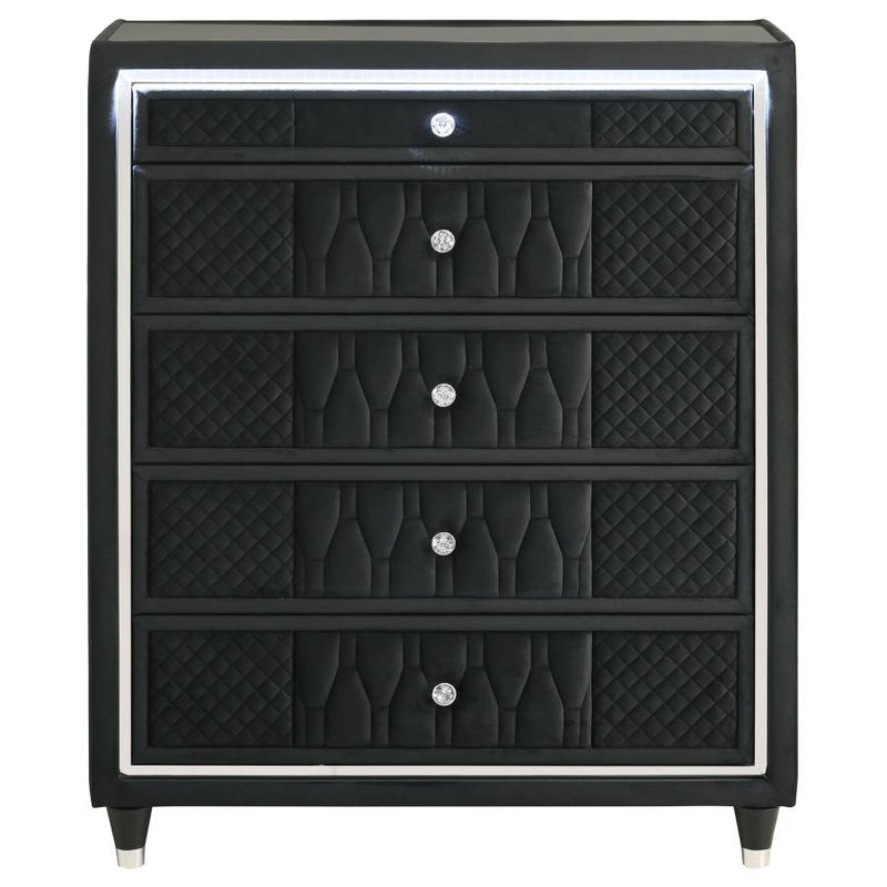 Lorient - 5-Drawer LED Chest of Drawers