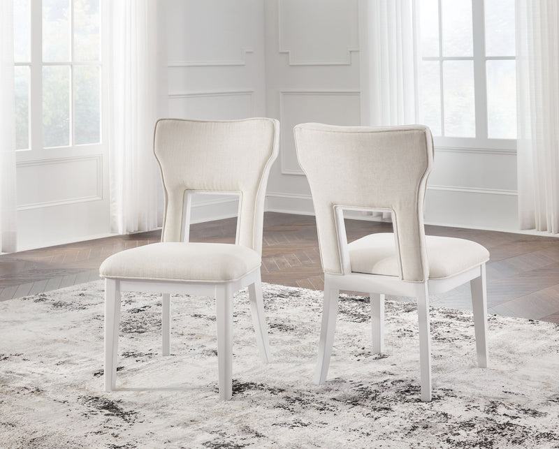 Chalanna - Dining Upholstered Side Chair (Set of 2) - White