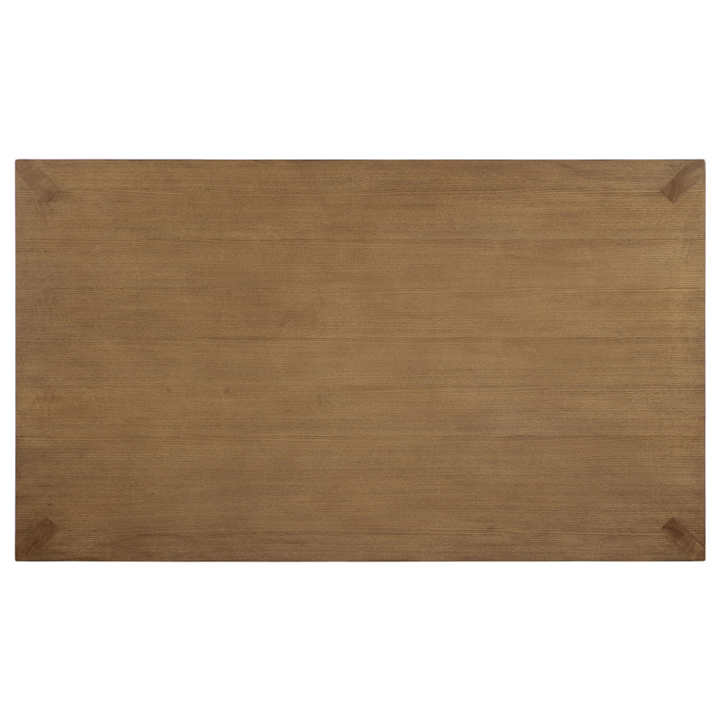 Bruner 72-inch Rectangular Wood Dining Table Natural Brown