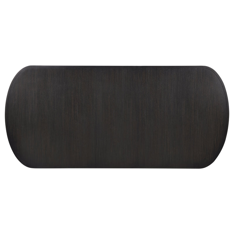Leandro 9-piece Rectangular Dining Table Set Burnished Black