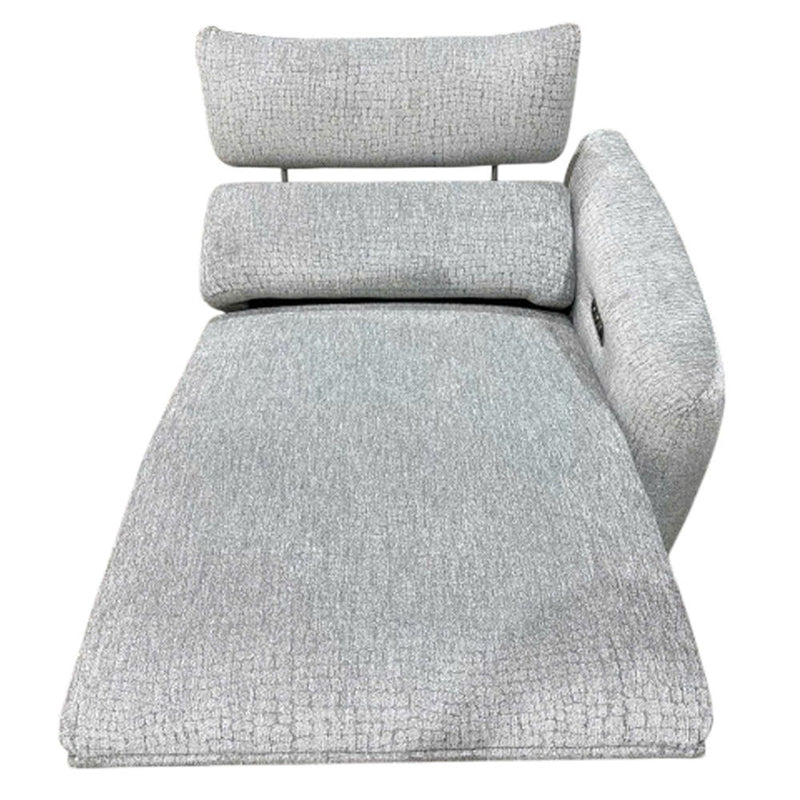 Fullar - RAF Modular Power Motion Recliner - Light Gray Chenille
