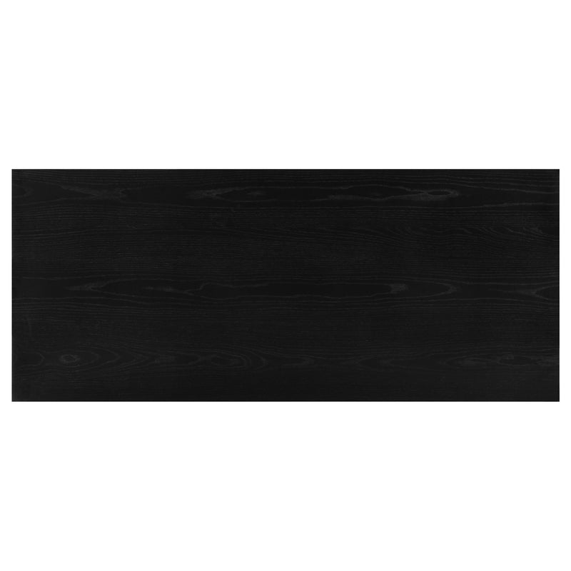 Decker 7-piece 82-inch Rectangular Dining Set Black