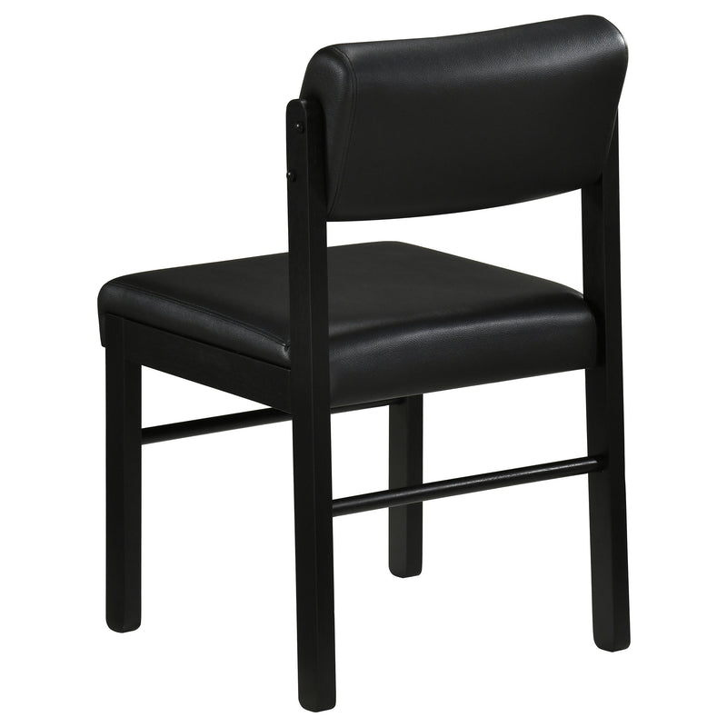 Decker 7-piece 82-inch Rectangular Dining Set Black