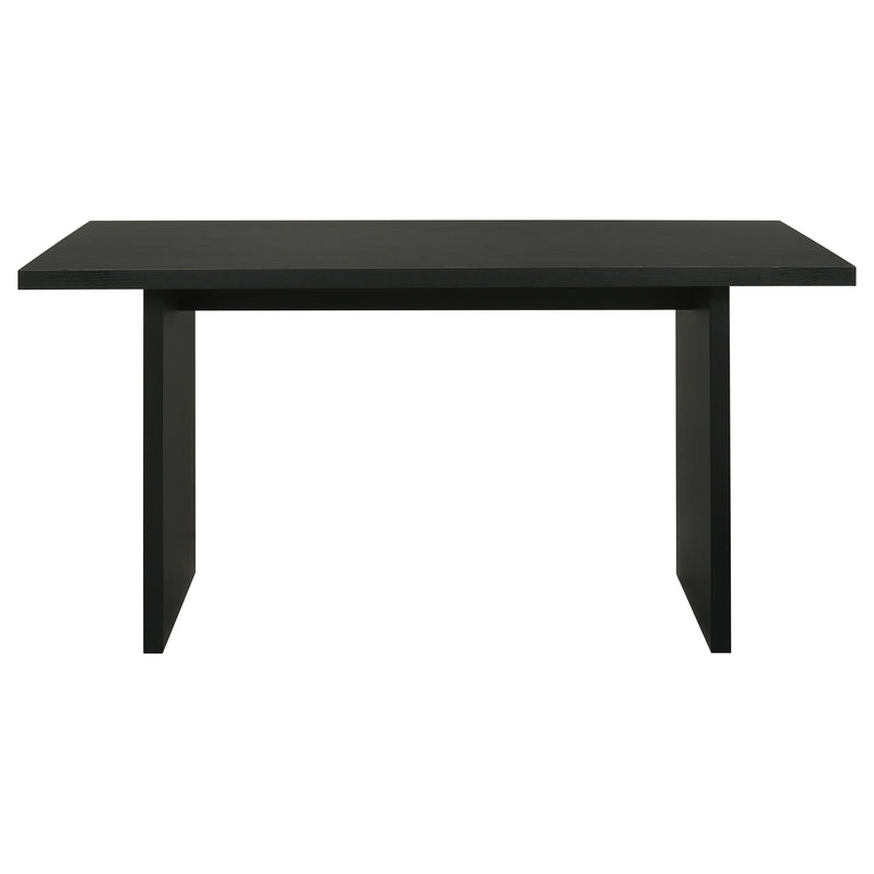 Decker 70-inch Rectangular Wood Counter Height Dining Table Black