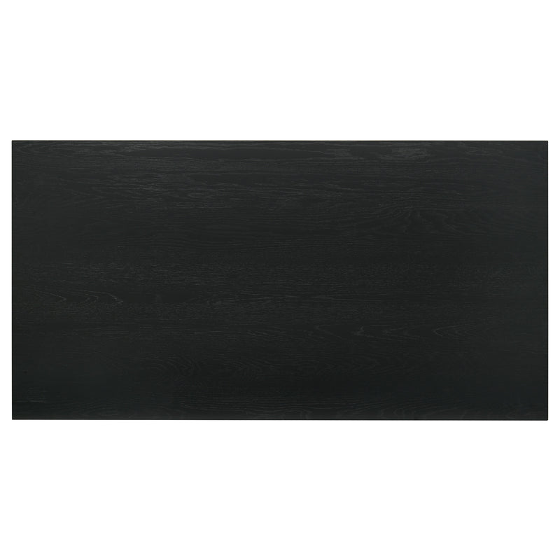 Decker 70-inch Rectangular Wood Counter Height Dining Table Black