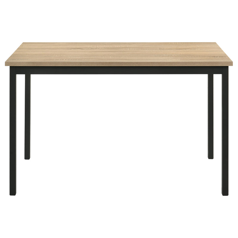 Garza 5-piece Rectangular Dining Table Greige Oak