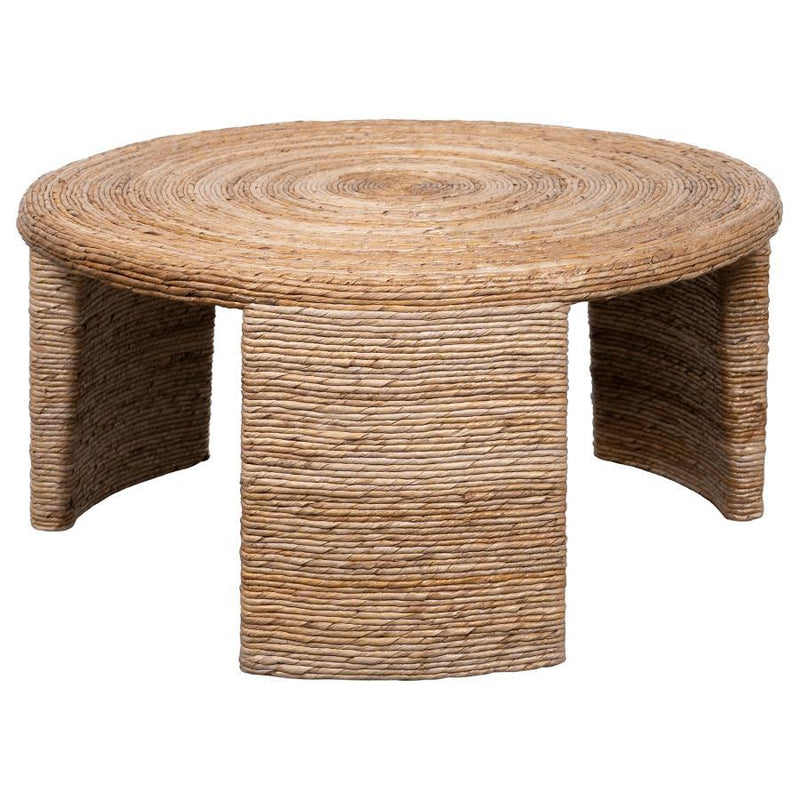 Artina - Woven Rattan Round Table