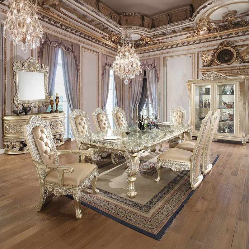 Vatican - Dining Table - Champagne Silver