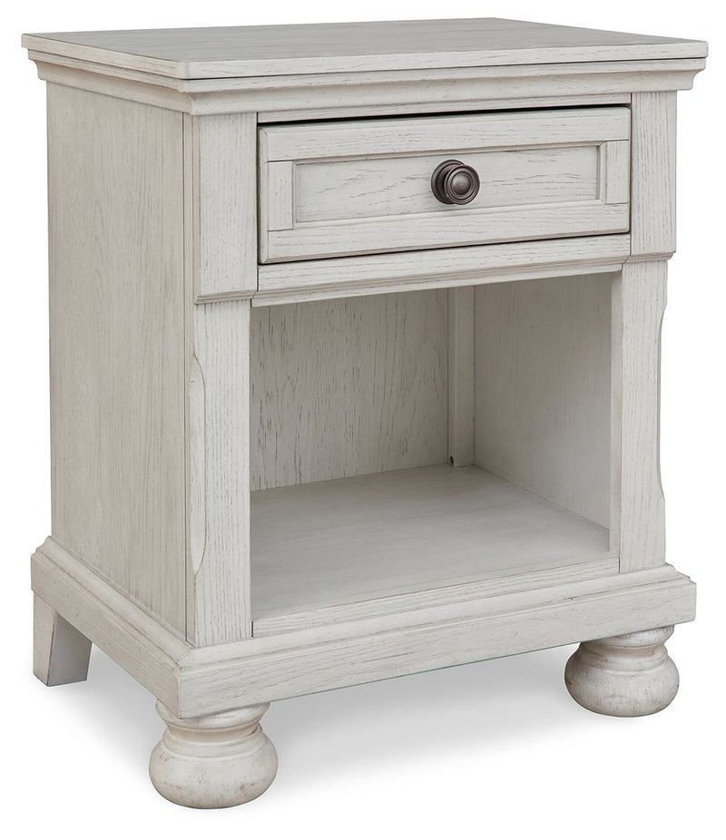 Robbinsdale - One Drawer Night Stand - Antique White