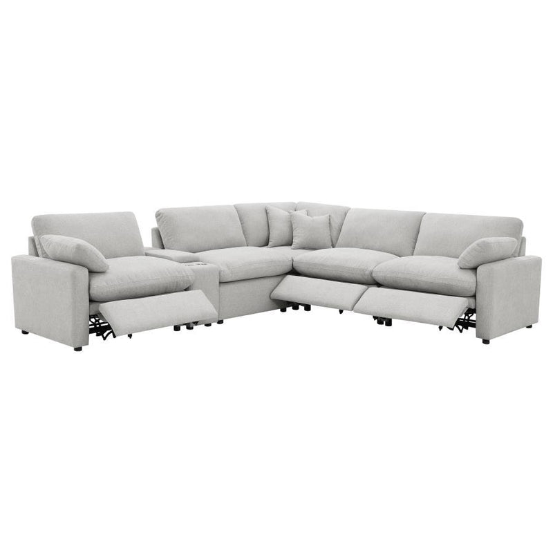Collins - 6-Piece Modular Power Reclining Sectional