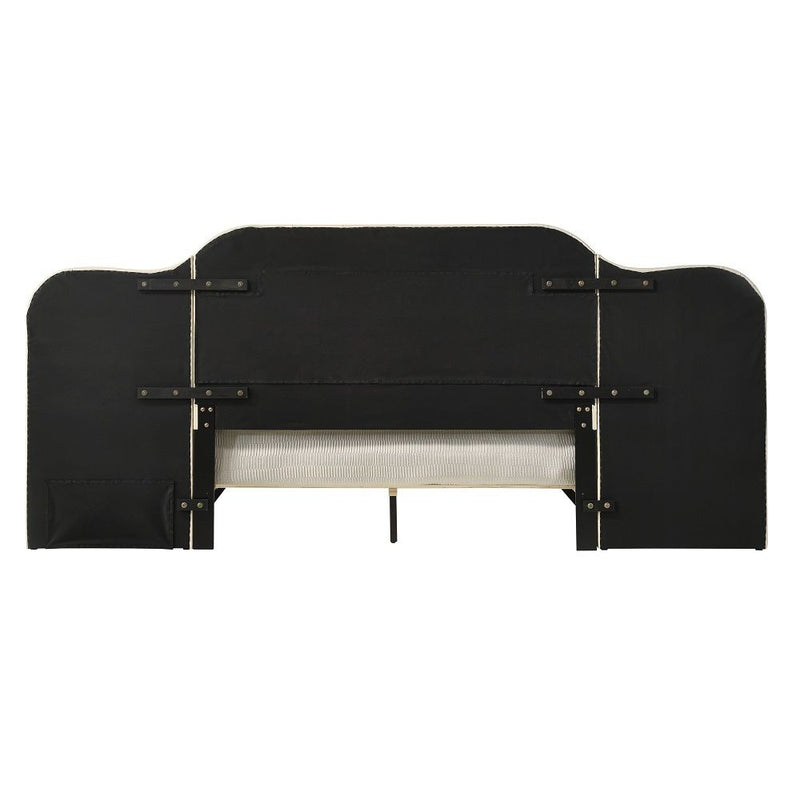 Ranallo - Queen Wall Bed - Beige Linen & Natural