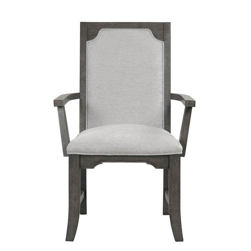 Lisbon - Dining Arm Chair (Set of 2) - Gray