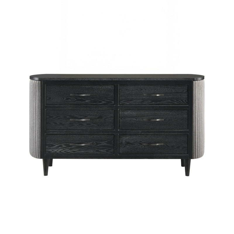 Skyline - 6 Drawer Dresser - Onyx
