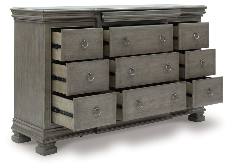 Lexorne - Dresser - Gray