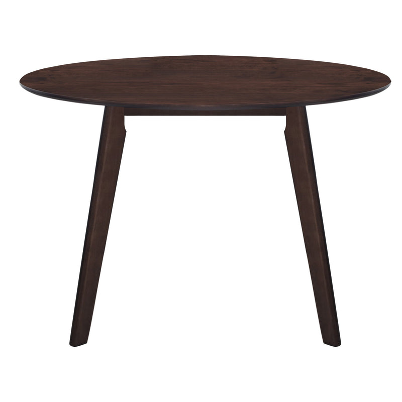 Tioga - 47" Round Table - Brown Cherry