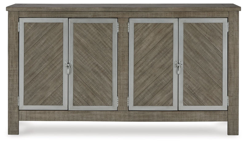 Krystanza - Dining Room Server - Weathered Gray