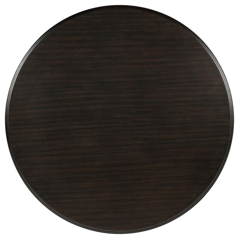 Twyla - 60" Round Wood Dining Room Table - Dark Cocoa