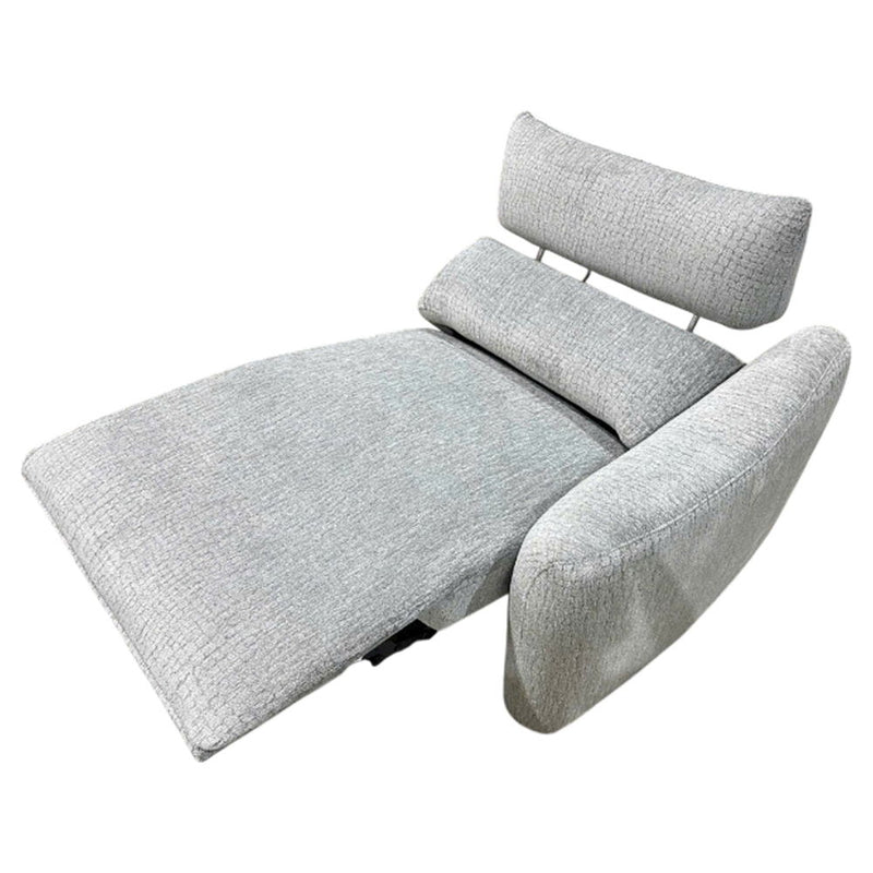 Fullar - RAF Modular Power Motion Recliner - Light Gray Chenille