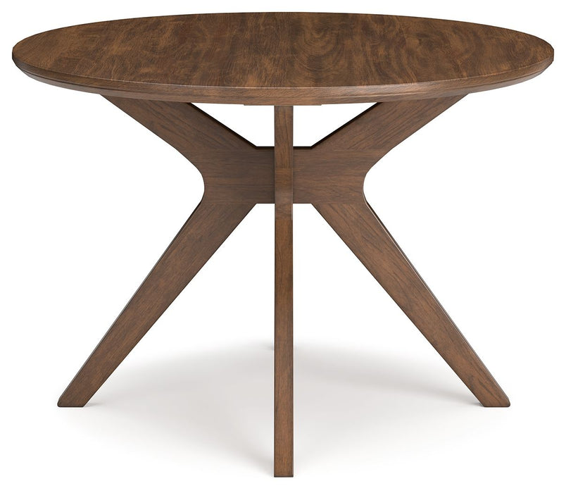 Lyncott - Brown - Round Dining Room Table