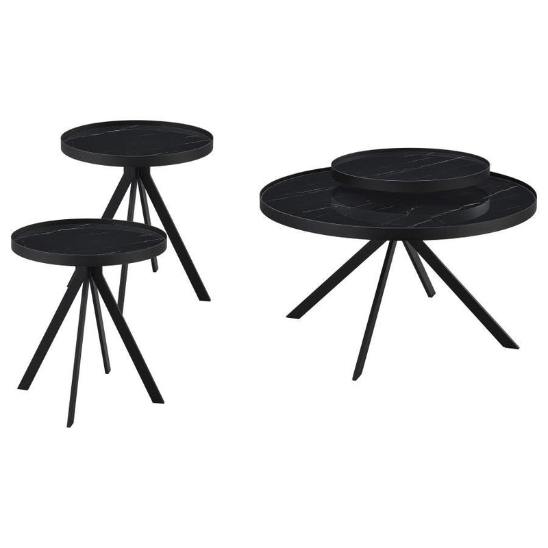 Briggs - Round Coffee And End Table Set
