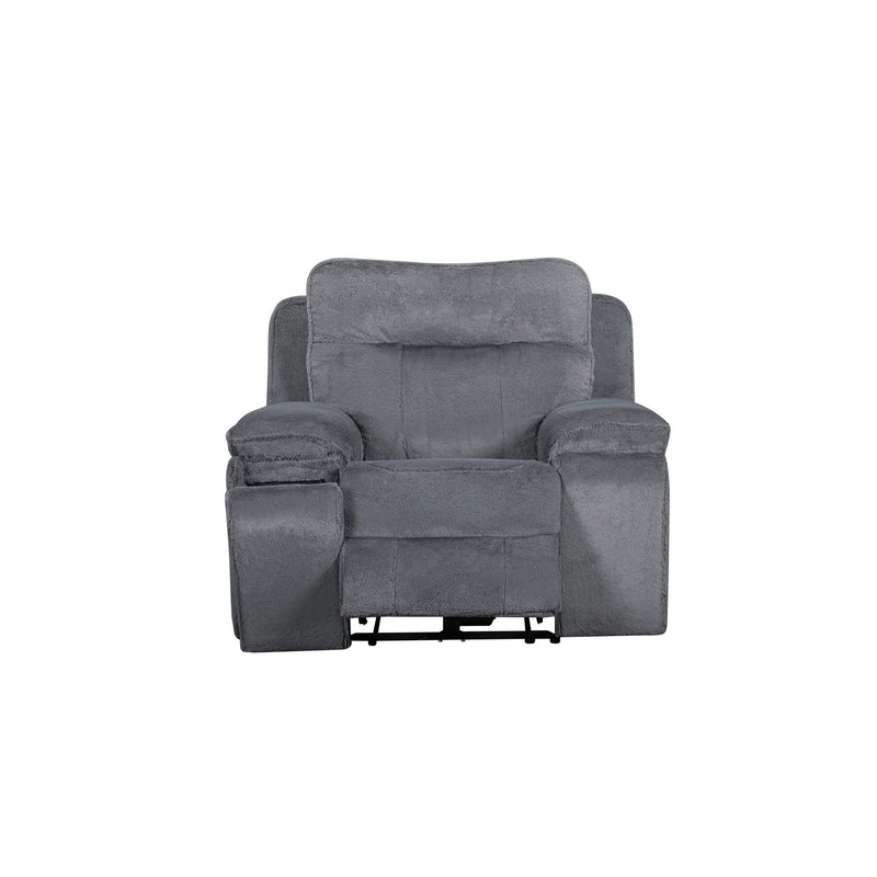 Teddy - Recliner With Power Headrest & Footrest - Gray