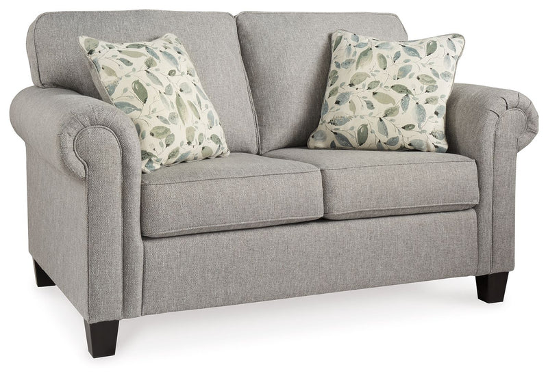 Alandari - Loveseat - Gray Dark
