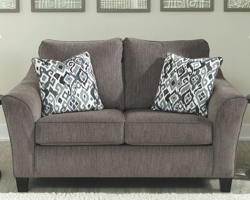 Nemoli - Loveseat - Slate
