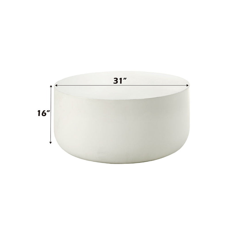 Dustan - Coffee Table - Natural White