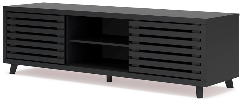 Danziar - Extra Large TV Stand - Black