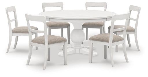 Greddinton - Round Dining Table Set