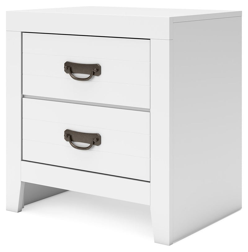 Binterglen - Two Drawer Night Stand - White
