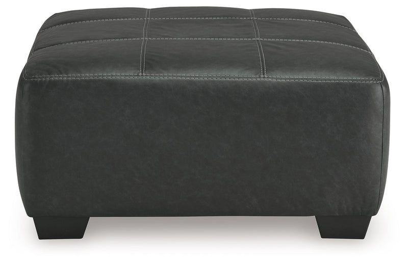 Brixley Pier - Oversized Accent Ottoman - Graphite
