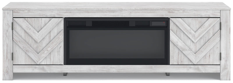 Cayboni - LG TV Stand With Fireplace Option