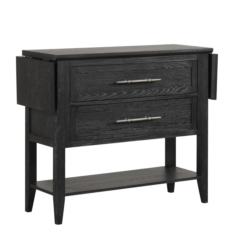 Sable Crest - Drop Leaf Server - Black