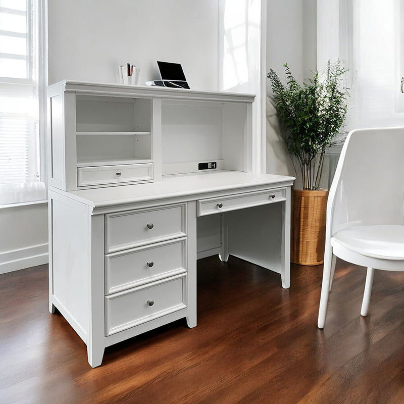 Lacey - Hutch - White