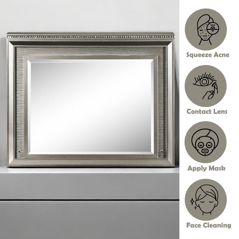 Sadie - Mirror With LED - Dark Champagne
