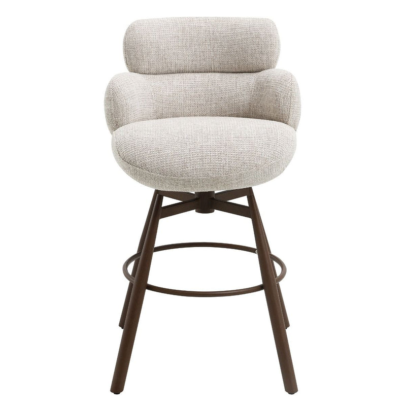 Jena - Fabric Counter Height Chair With Swivel
