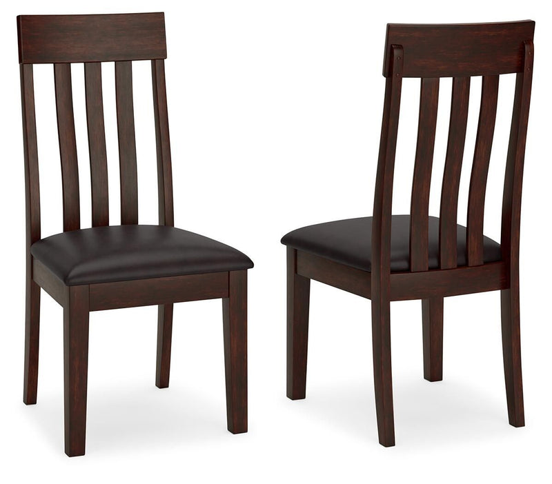 Haddigan - Dining UPH Side Chair (Set of 2) - Dark Brown