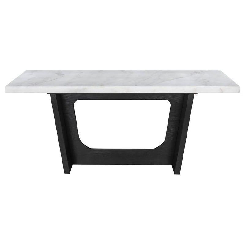 Sherry - Rectangular Marble Top Dining Table Set