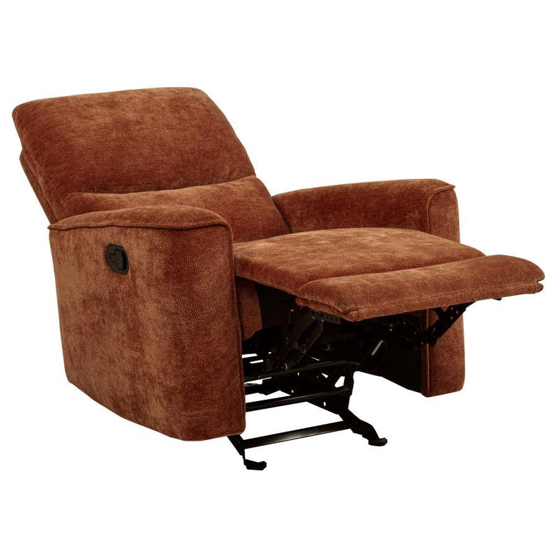 Navarro - Chenille Upholstered Glider Recliner