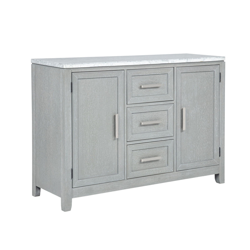 Fiona - Marble Top Dining Buffet / Server - Mist Gray