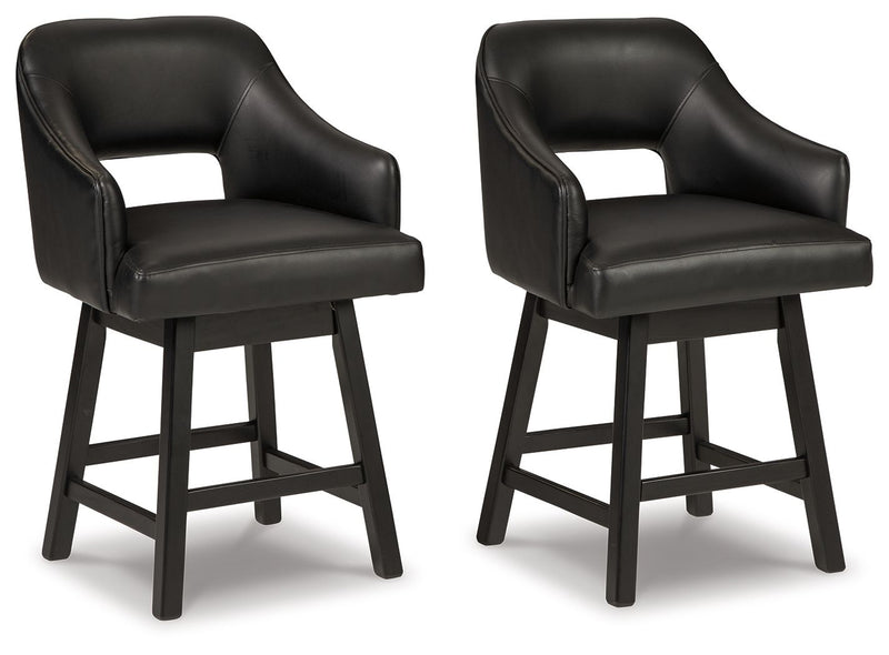Tallenger - Upholstered Swivel Barstool (Set of 2)