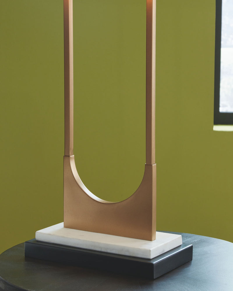 Malana - Metal Table Lamp  - Brass Finish