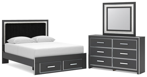 Zuraleus - Upholstered Panel Platform Storage Bedroom Set