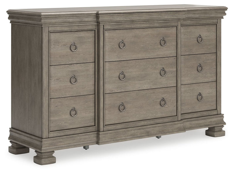 Lexorne - Dresser - Gray