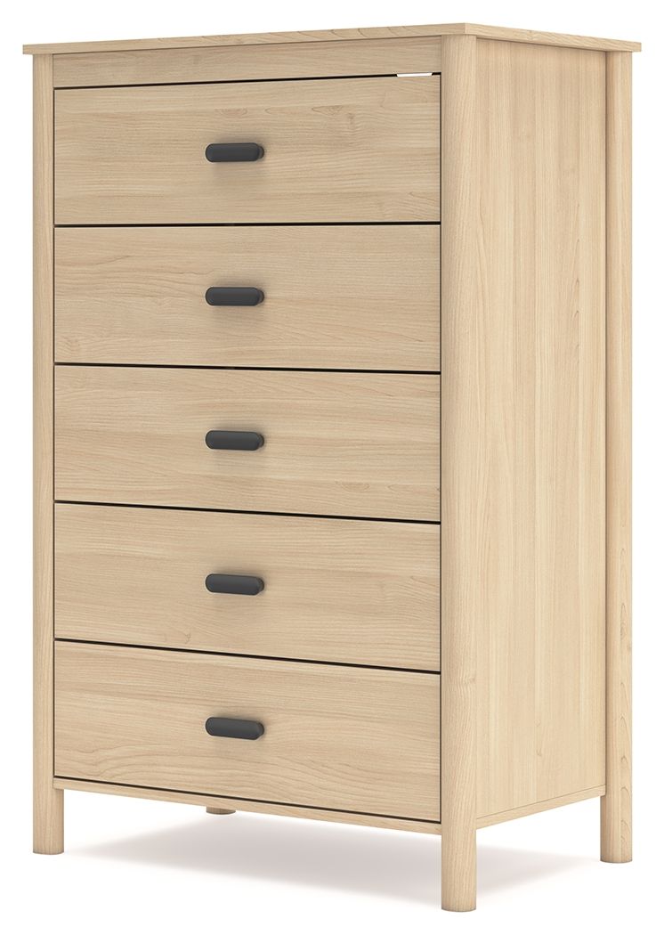 Cabinella - Five Drawer Chest - Tan