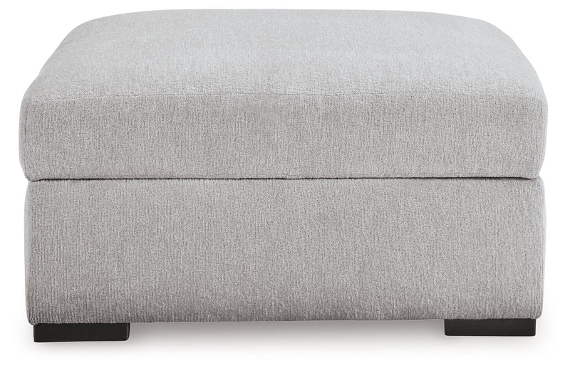 Gabyleigh - Ottoman With Storage - Nickel
